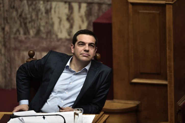 El primer ministro griego, Alexis Tsipras. (Aris MESSINIS / AFP)