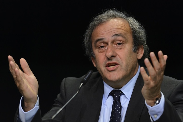 Michel Platini, presidente de la UEFA. (Fabrice COFFRINI / AFP) 