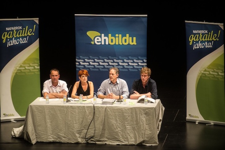 Asamblea de EH Bildu para dar cuenta del acuerdo programático en Nafarroa. (Jagoba MANTEROLA/ARGAZKI PRESS)