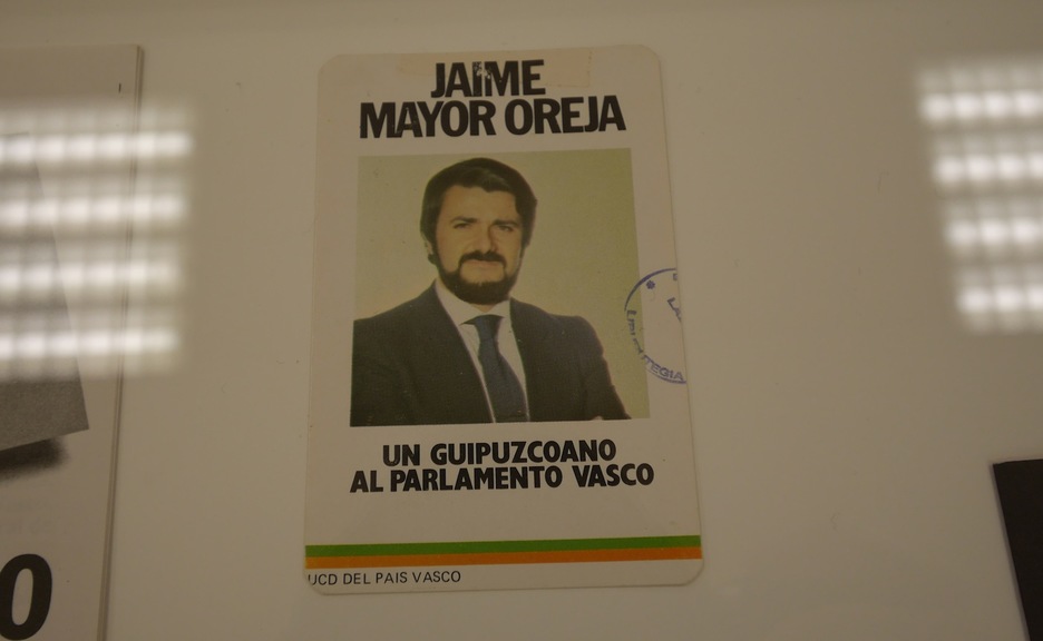 Jaime Mayor Oreja, «un guipuzcoano al Parlamento vasco». (Gotzon ARANBURU)