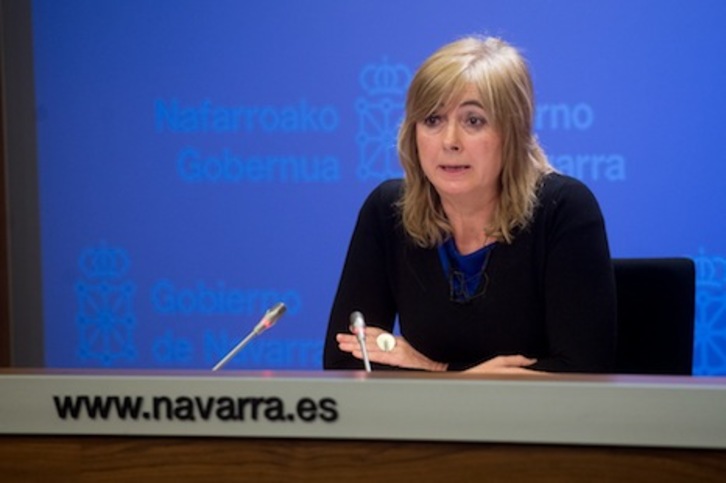 La consejera de Relaciones Ciudadanas e Institucionales, Ana Ollo. (Iñigo URIZ/ARGAZKI PRESS)