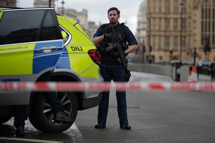 El ataque se produjo junto a Westminster. (Daniel LEAL-OLIVAS / AFP)