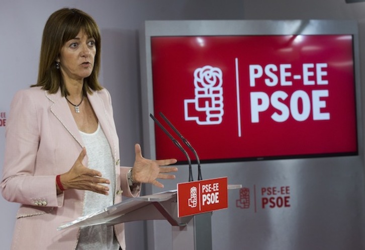 Idoia Mendia secretaria general del PSE. (Luis JAUREGIALTZO/ARGAZKI PRESS)