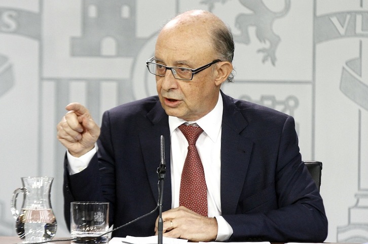 El ministro español de Hacienda, Cristóbal Montoro. (LA MONCLOA)