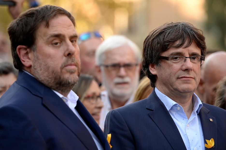 El president y el vicepresident. (Josep LAGO/AFP)