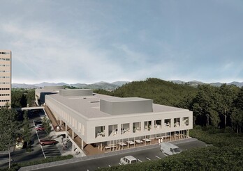 Nuevo edificio previsto en el Hospital Galdakao-Usansolo.