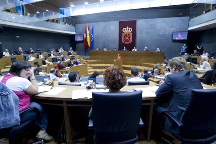 Pleno de investidura en el Parlamento de Nafarroa, en junio del año pasado. (Iñigo URIZ/ARGAZKI PRESS)