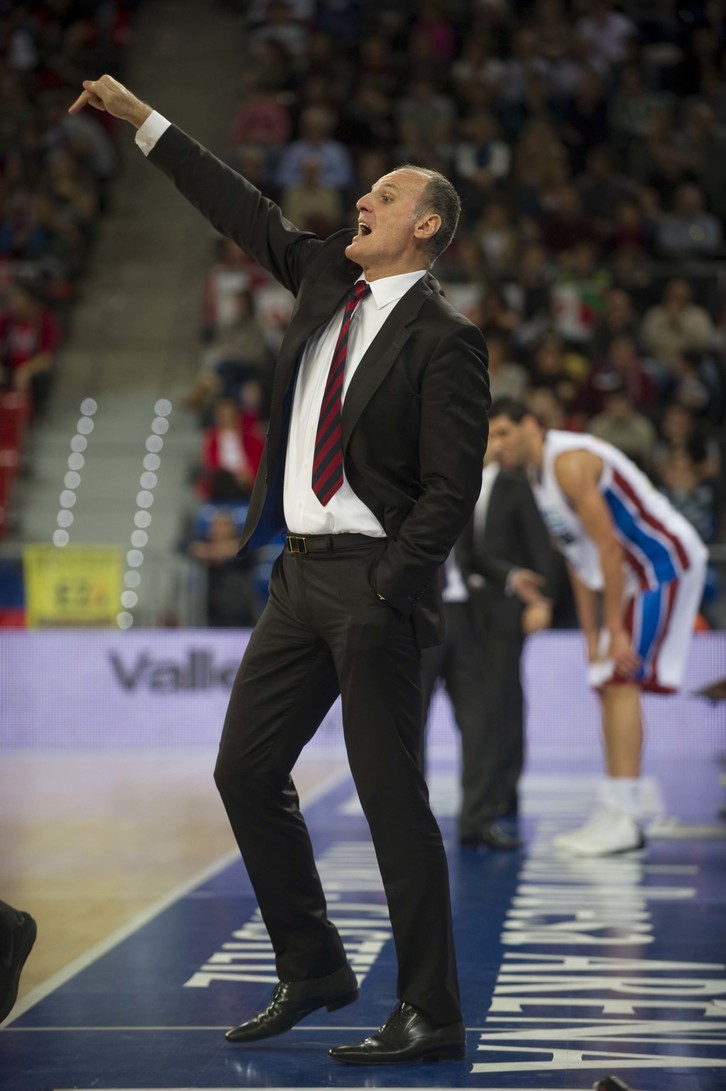 Dusko Ivanovic, durante su anterior etapa en Gasteiz. (Juanan RUIZ / FOKU)