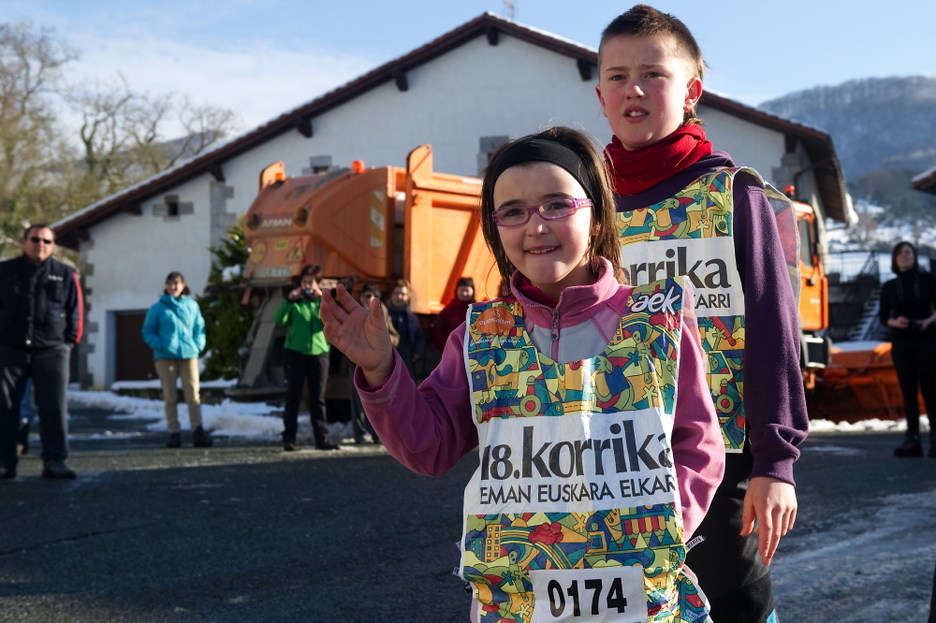 Lekunberrin, goizean, Korrikaren zain. (Idoia ZABALETA/ARGAZKI PRESS)