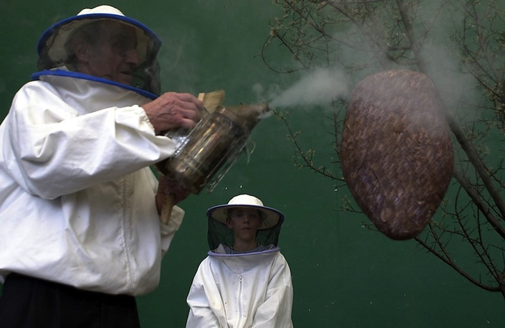 Zegama celebra una feria de miel este fin de semana. (Imanol OTEGI/ARGAZKI PRESS)