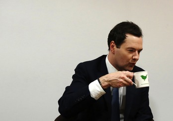 El ministro de Economía británico, George Osborne, el 19 de junio. (Luke MACGREGOR/AFP) 
