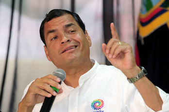 El presidente de Ecuador, Rafael Correa. (Rodrigo BUENDIA/AFP PHOTO)