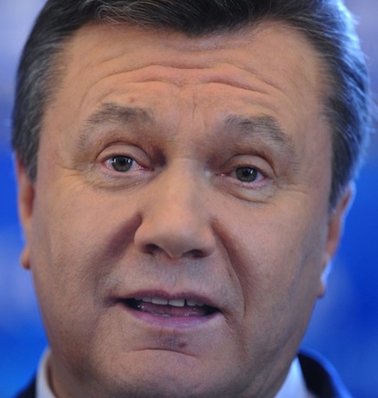 El mandatario ucraniano, Viktor Yanukovich. (Alexander NEMENOV/AFP PHOTO)