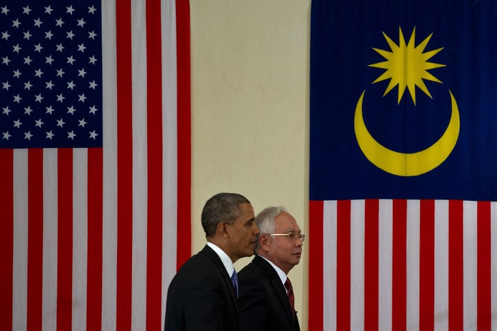 Obama durante su visita a Malasia. (AFP)