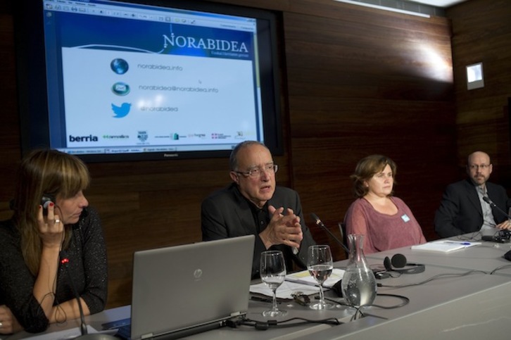 Un momento de la mesa redonda celebrada en San Telmo. (Juan Carlos RUIZ / ARGAZKI PRESS)