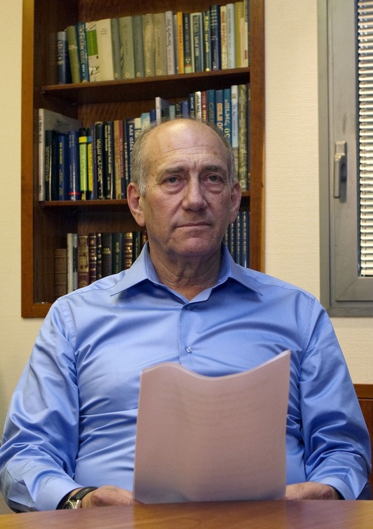 Ehud Olmert, ex primer ministro israelí. (Jack GUEZ/AFP)