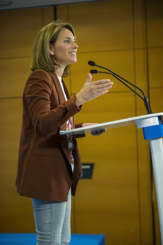 Arantza Quiroga, presidenta del PP de la CAV, en una imagen de archivo. (Juanan RUIZ / ARGAZKI PRESS)