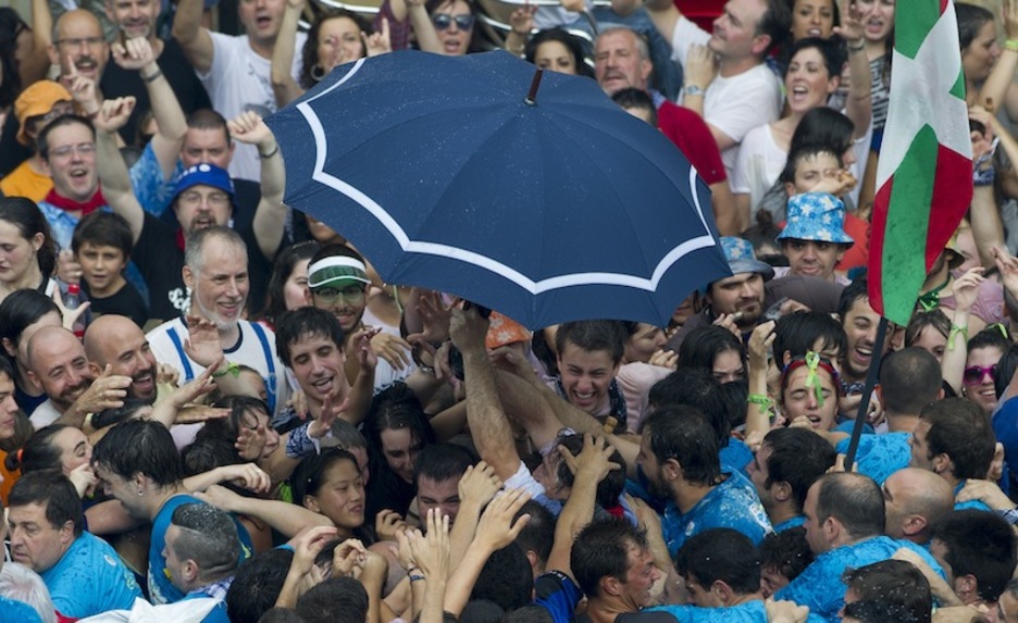 Celedón ha sufrido lo suyo para llegar hasta su destino. (Raúl BOGAJO / ARGAZKI PRESS)