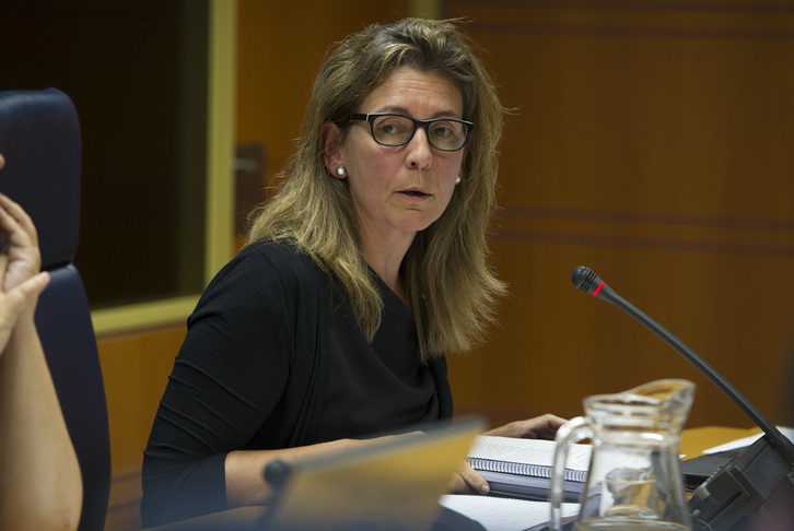 La consejera de Medio Ambiente y Política Territorial, Ana Oregi. (Raul BOGAJO / ARGAZKI PRESS)