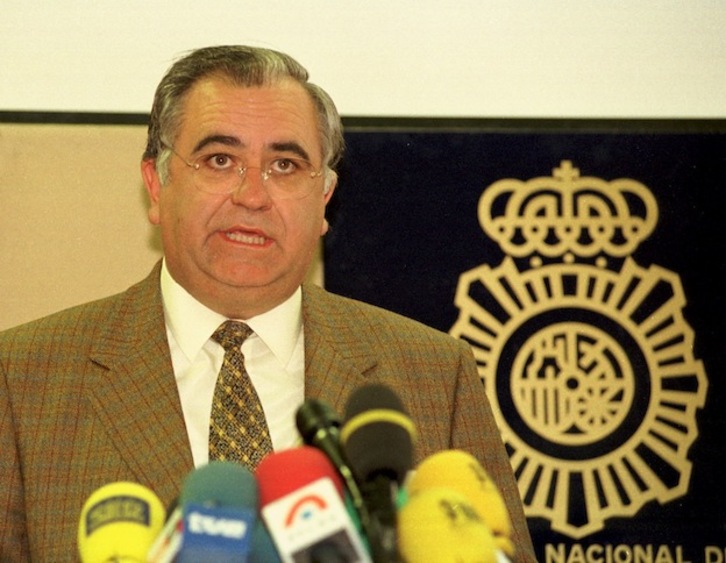Juan Cotino, en una imagen de archivo cuando era director de la Policía española. (Andoni CANELLADA)