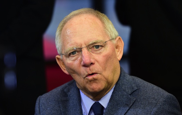 Wolfgang Schaeuble, ministro alemán de Finanzas. (Emmanuel DUNAND / AFP) 
