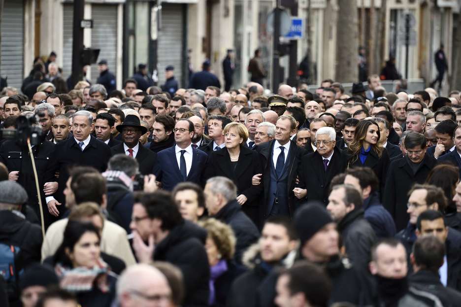 Líderes internacionales se han dado cita en París. (Philippe WOJAZER / AFP)