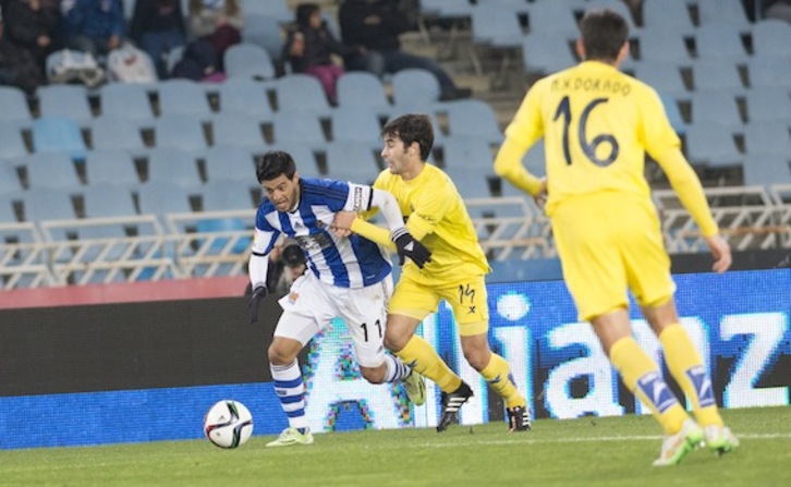 Carlos Vela tendrá que ser operado de su rodilla derecha. (Gorka RUBIO/ARGAZKI PRESS)