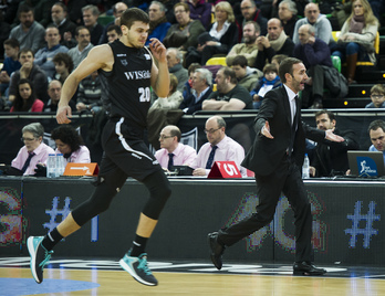 Bilbao Basketek beste garaipen bat lortu du etxean. (Luis JAUREGIALTZO / ARGAZKI PRESS)