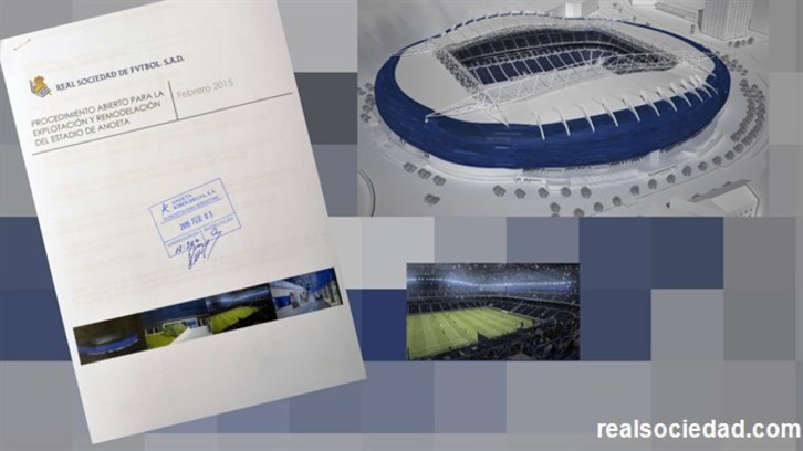 Imagen de la documentación presentada y de la maqueta del proyecto. (realsociedad.com)