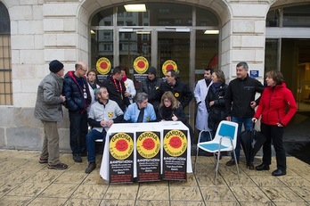 Comparecencia de profesionales de Osakidetza en Gasteiz. (Raul BOGAJO/ARGAZKI PRESS)