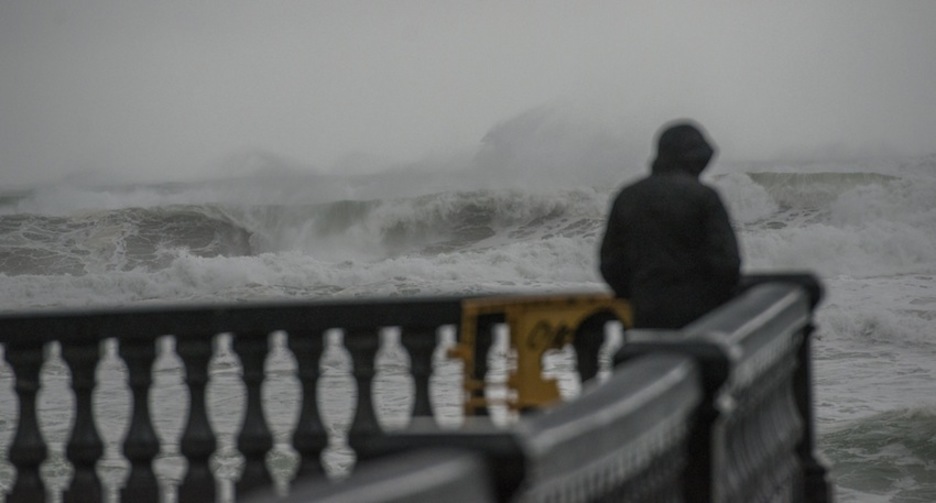 Zarauzko Munoa plazatik ateratako argazkia. (Gorka RUBIO/ARGAZKI PRESS)