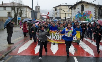 Korrika, Murgian barrena. (Juanan RUIZ/ARGAZKI PRESS)