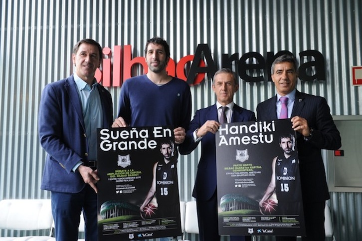 Presentación de la campaña de ampliación de capital. (ARGAZKI PRESS)