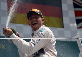 Hamilton. (AFP)