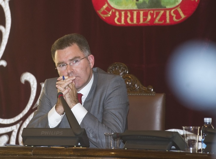 Imanol Landa, nuevo presidente de Eudel, en una imagen de archivo. (Luis JAUREGIALTZO / AFP)
