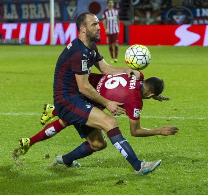 Ramis, lesionado, no podrá jugar ante el Levante. (Juanan RUIZ/ARGAZKI PRESS)