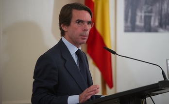 El expresidente del Gobierno español, José María Aznar, en una imagen de archivo. (Andoni CANELLADA/ARGAZKI PRESS)