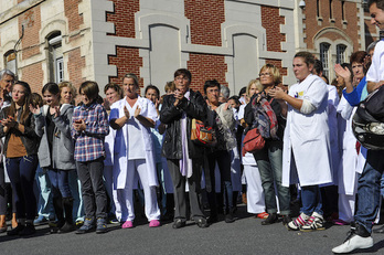 Ses anciens collègues demandent l'aquittement de Nicolas Bonnemaison. © Nicolas Mollo