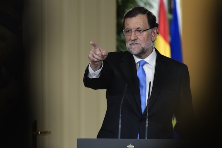 El presidente español, Mariano Rajoy. (Javier SORIANO / AFP)