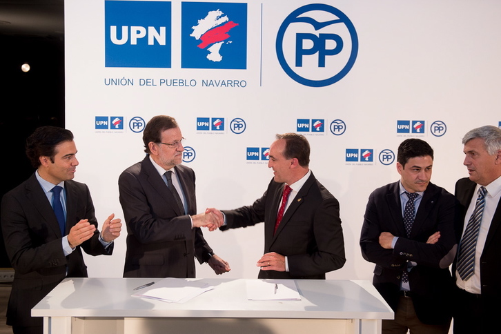 UPN se presentó a las elecciones junto al Partido Popular. (Iñigo URIZ / ARGAZKI PRESS)