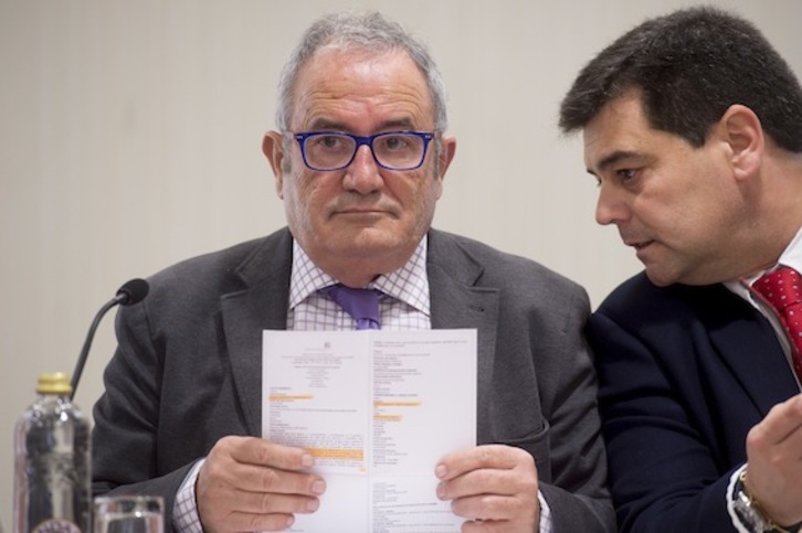 Luis Sabalza, Osasunako presidentea. (Iñigo URIZ/ARGAZKI PRESS)