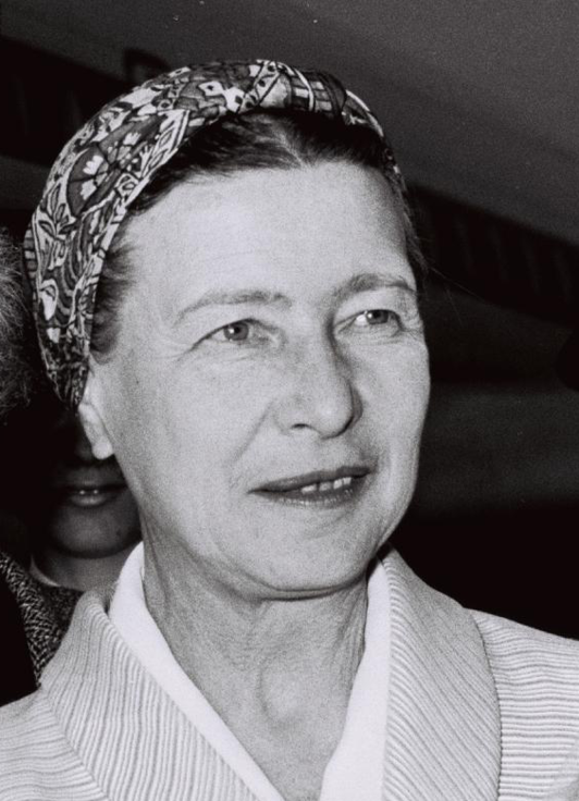 Feminismoaren adierazle behinenetako bat da Simone de Beauvoir gaur egun ere. ©DR