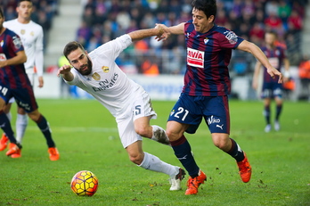 Eibarrek ezin izan du Real Madril gainditu. (Juanan RUIZ / ARGAZKI PRESS)