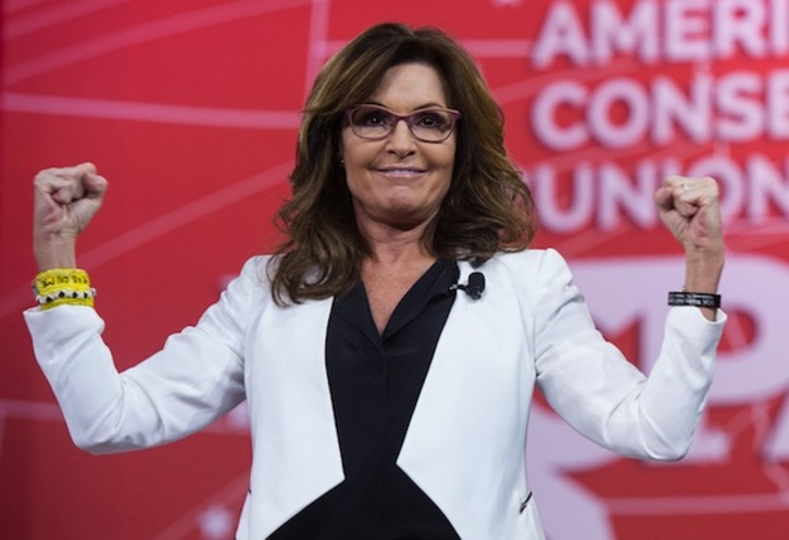 Sarah Palin, excandidata a la Vicepresidencia de EEUU, en una imagen de archivo. (Nicholas KAMM/AFP)