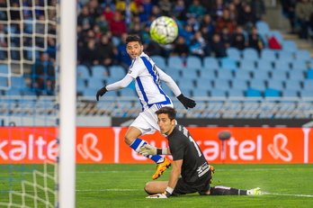 Vela ha estado inspirado en la primera parte. (Juan Carlos RUIZ / ARGAZKI PRESS)