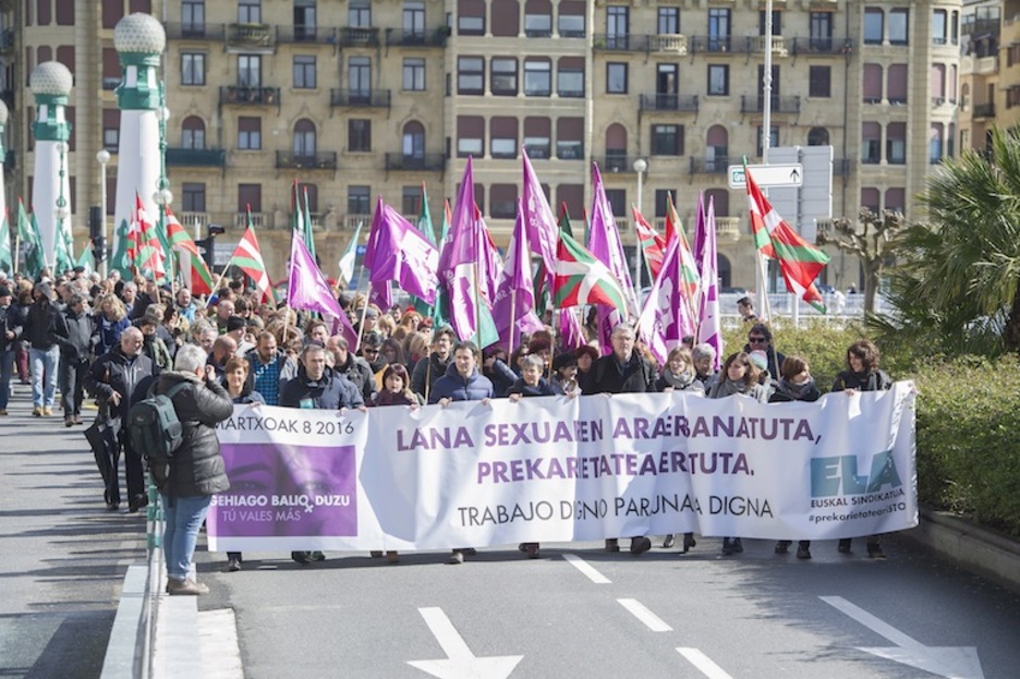 Manifestación de ELA en Donostia. (Juan Carlos RUIZ/ARGAZKI PRESS)