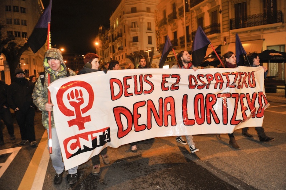 Manifestación en Iruñea. (Idoia ZABALETA / ARGAZKI PRESS)