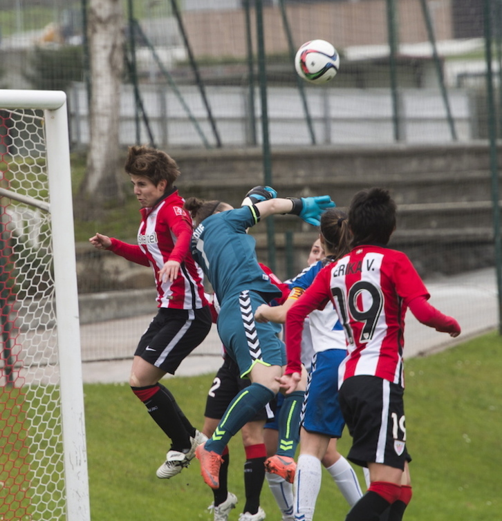 Indartsu doa Athletic Liga txapelketaren garaipenera bidean. (Marisol RAMIREZ | ARGAZKI PRESS)