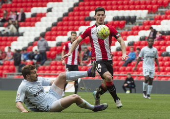 El Bilbao Athletic ha vuelto a caer en San Mamés. (Monika DEL VALLE / ARGAZKI PRESS)