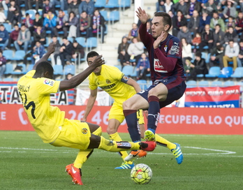 El Eibar no ha podido con el Villarreal. (Monika DEL VALLE / ARGAZKI PRESS)